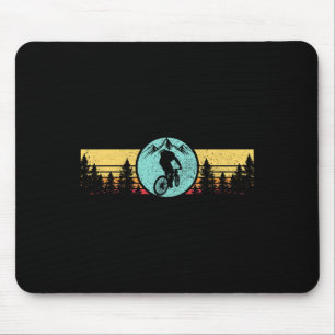 Mountain Bike Vintage Retro Mtb Biking Cycling Nat Mouse Mat