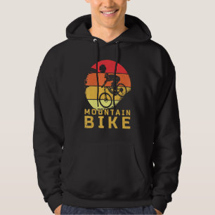 Mountain Bike Vintage Retro Mtb Downhill Biking Cy Hoodie