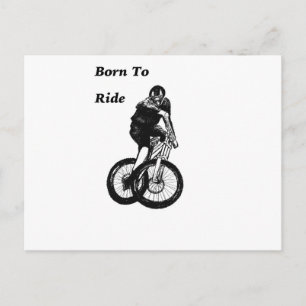 Mountain Biker MTB BMX CYCLIST Cyclo cross Postcard