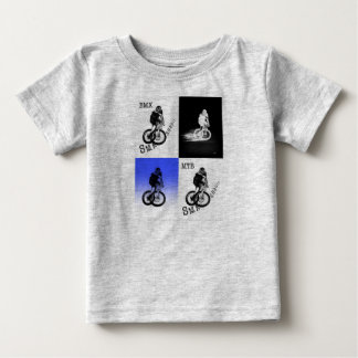 Mountain Biker MTB BMX CYCLIST Stickers Baby T-Shirt