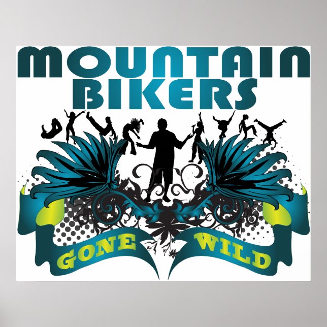 Mountain Bikers Gone Wild Poster (Front)