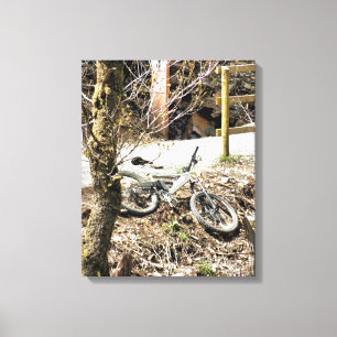 MOUNTAIN BIKES CANVAS PRINT