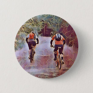 MOUNTAIN BIKING 6 CM ROUND BADGE