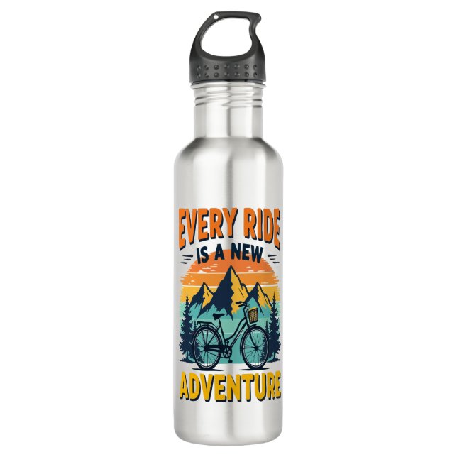Mountain Biking Adventure 710 Ml Water Bottle (Front)
