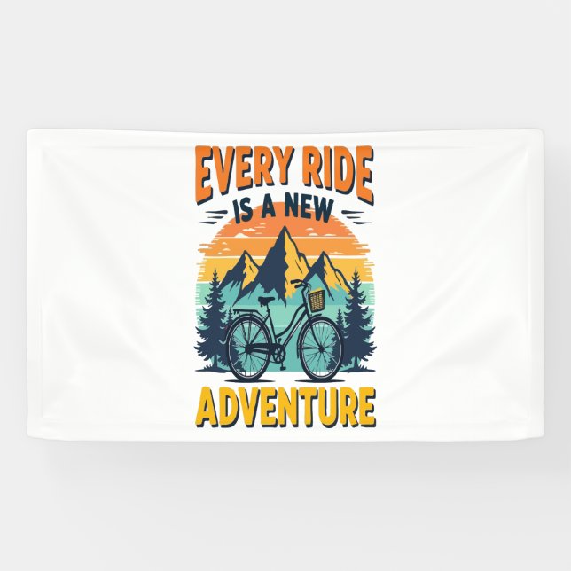 Mountain Biking Adventure Banner (Horizontal)