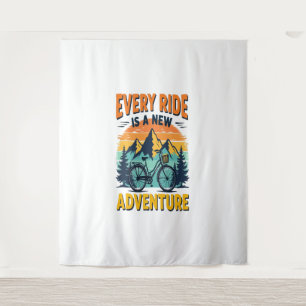 Mountain Biking Adventure Tapestry
