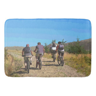 MOUNTAIN BIKING BATH MAT