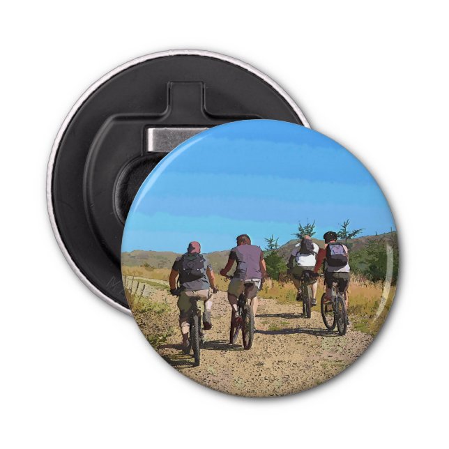 MOUNTAIN BIKING BOTTLE OPENER (Front)