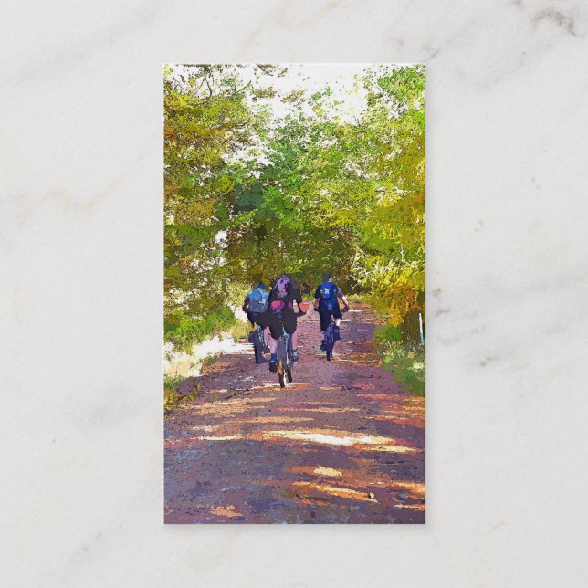 MOUNTAIN BIKING BUSINESS CARD (Front)