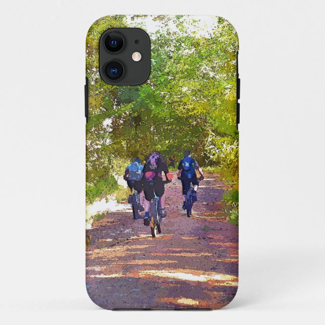 MOUNTAIN BIKING Case-Mate iPhone CASE (Back)