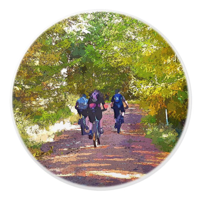 MOUNTAIN BIKING CERAMIC KNOB (Front)