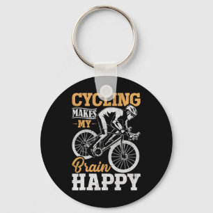 Mountain Biking Cycling Lover Road Bike Cyclist En Key Ring