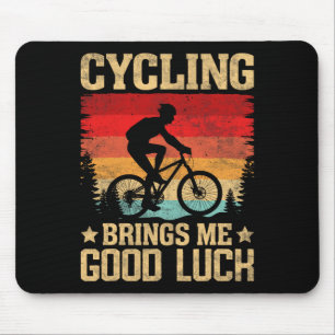 Mountain Biking Cycling Lover Road Bike Cyclist En Mouse Mat