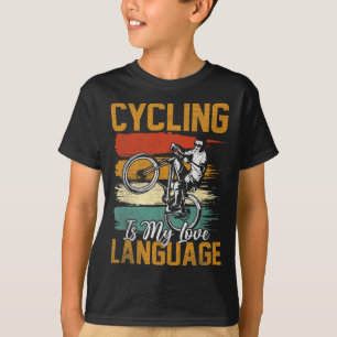 Mountain Biking Cycling Lover Road Bike Cyclist En T-Shirt