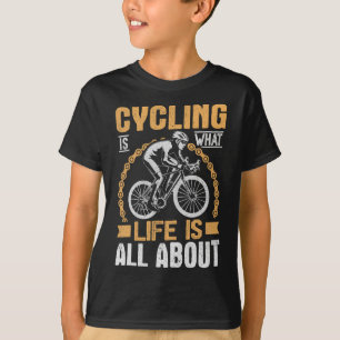 Mountain Biking Cycling Lover Road Bike Cyclist En T-Shirt