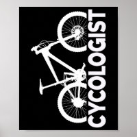 Mountain Biking Cycologist Vertical Graphic Design