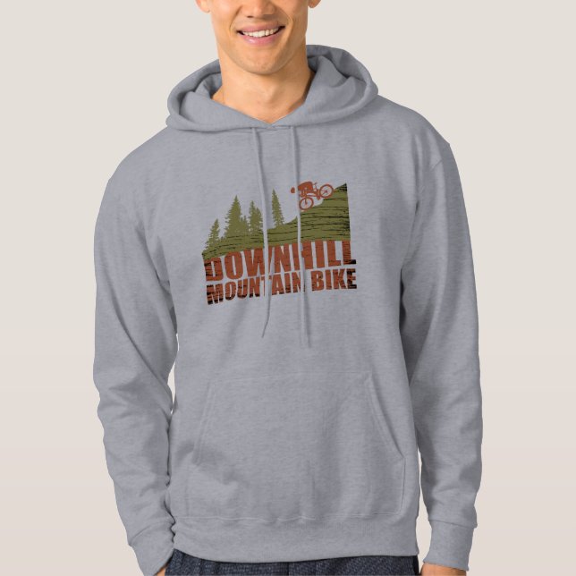 Mountain biking Downhill Hoodie (Front)