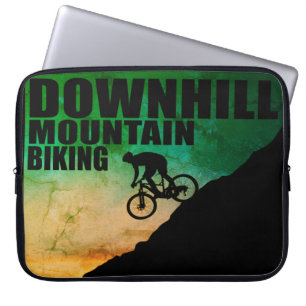Mountain biking Downhill Laptop Sleeve