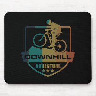 Mountain biking Downhill Mouse Mat