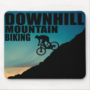 Mountain biking Downhill Mouse Mat