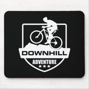 Mountain biking Downhill Mouse Mat