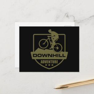 Mountain biking Downhill mtb Postcard