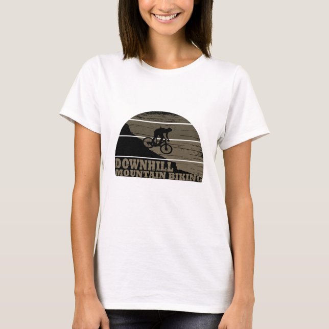 Mountain biking Downhill T-Shirt (Front)