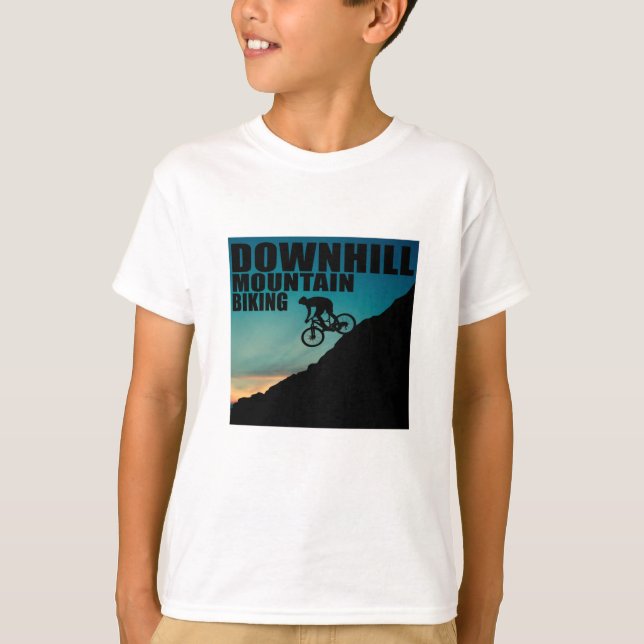 Mountain biking Downhill T-Shirt (Front)