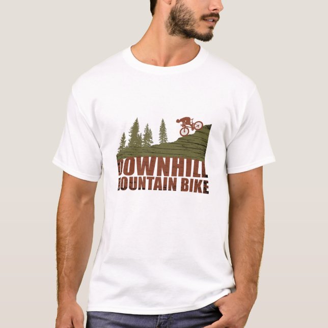 Mountain biking Downhill T-Shirt (Front)