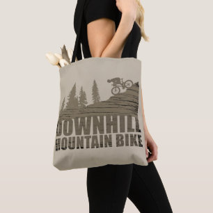 Mountain biking Downhill Tote Bag