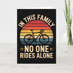 Mountain Biking Family Matching Funny Quote For Ri Card