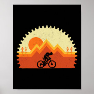 Mountain Biking - Gear Mtb Riding Cyclist Biker Tr Poster