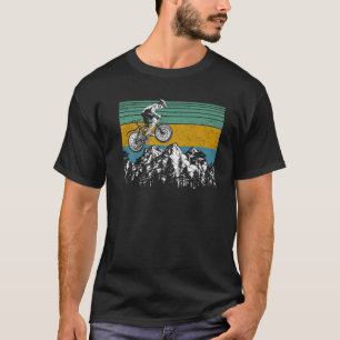 Mountain Biking Gear Retro Vintage MTB Bicycle Bik T-Shirt