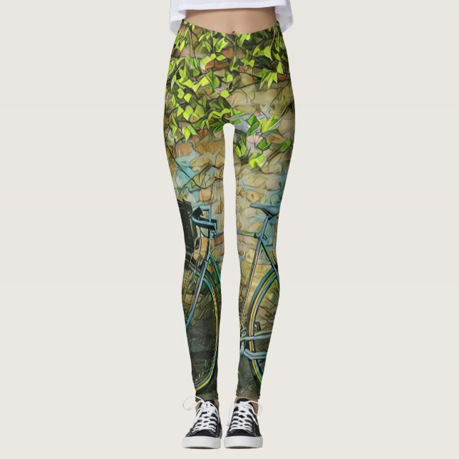 Mountain biking gift leggings (Front)