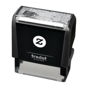 Mountain biking gift self-inking stamp