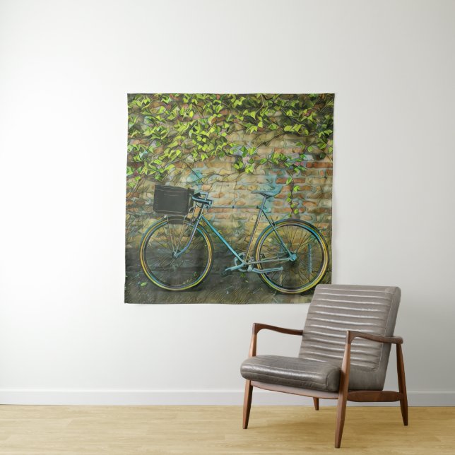 Mountain biking gift tapestry (In Situ)