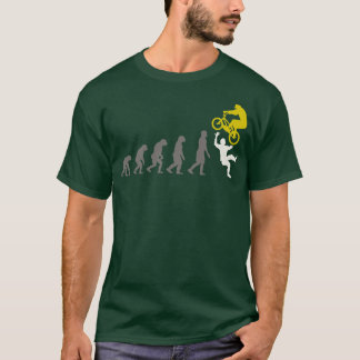 Mountain Biking Human Evolution T-Shirt