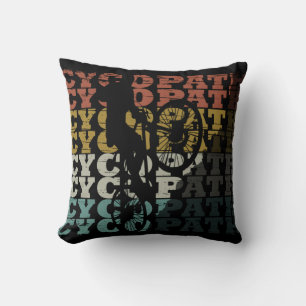 Mountain Biking Humour - Funny Cycling - Cycopath Cushion