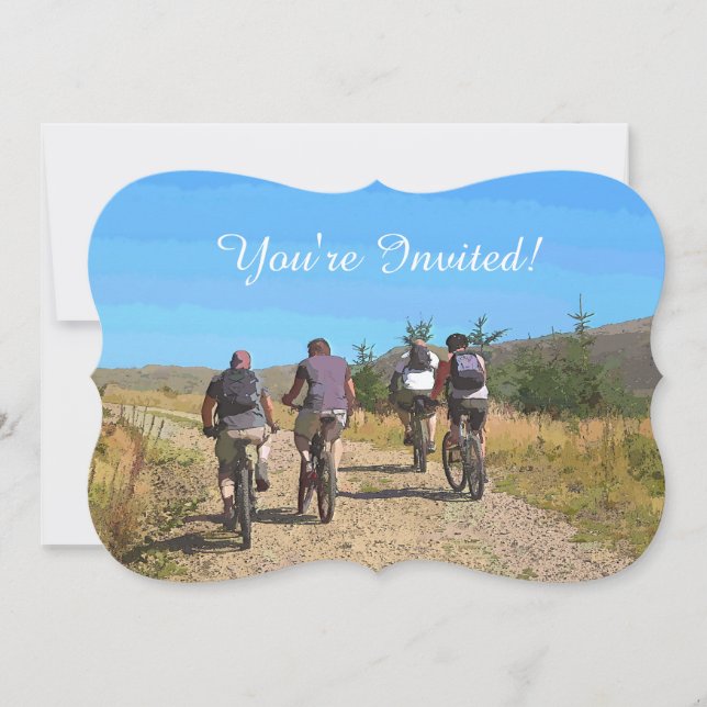 MOUNTAIN BIKING INVITATION (Front)