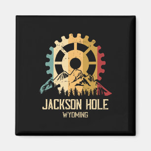 Mountain Biking Jackson Hole Wyoming Magnet