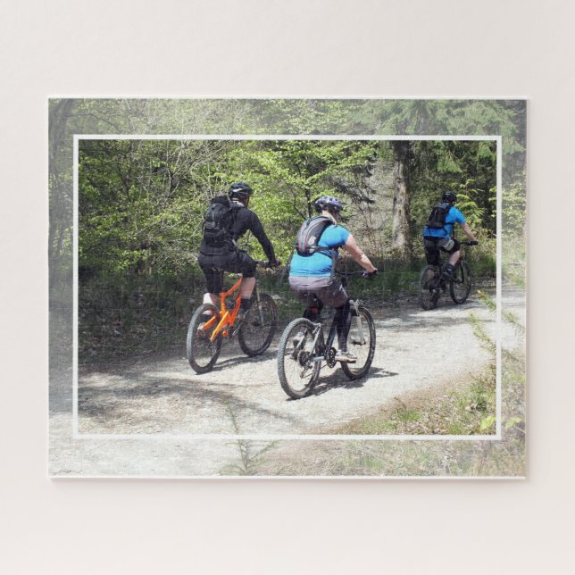 MOUNTAIN BIKING  JIGSAW PUZZLE (Horizontal)
