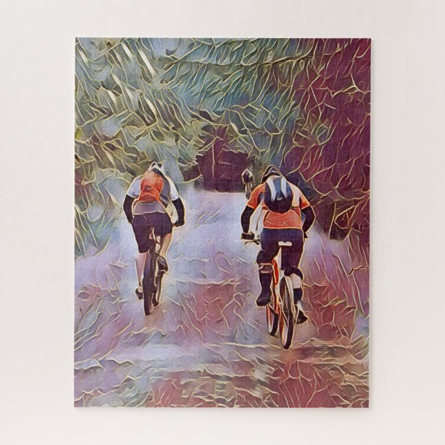 MOUNTAIN BIKING JIGSAW PUZZLE (Vertical)