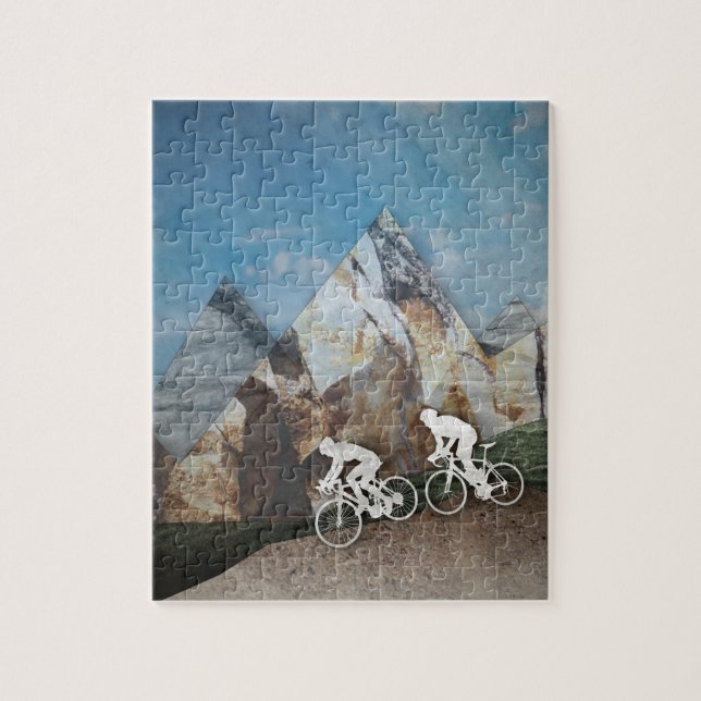 Mountain Biking Jigsaw Puzzle (Vertical)