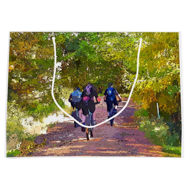 MOUNTAIN BIKING LARGE GIFT BAG (Front)