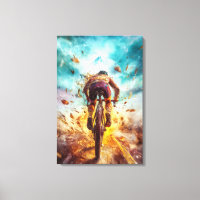 Mountain Biking Legend - Dynamic Sports Art