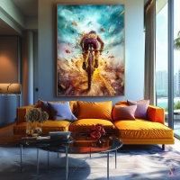 Mountain Biking Legend - Dynamic Sports Art