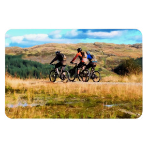 MOUNTAIN BIKING MAGNET