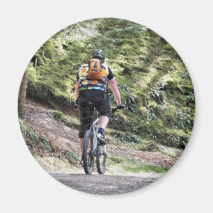 MOUNTAIN BIKING MAGNET