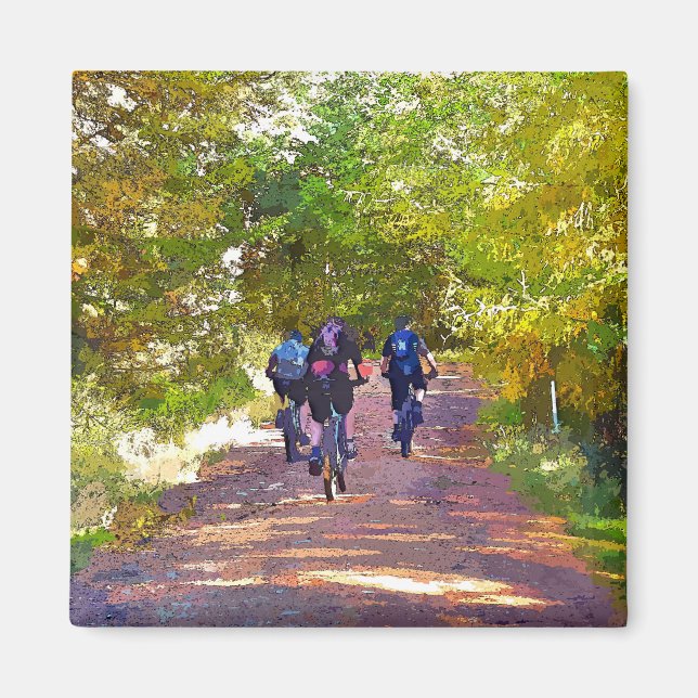 MOUNTAIN BIKING MAGNET (Front)