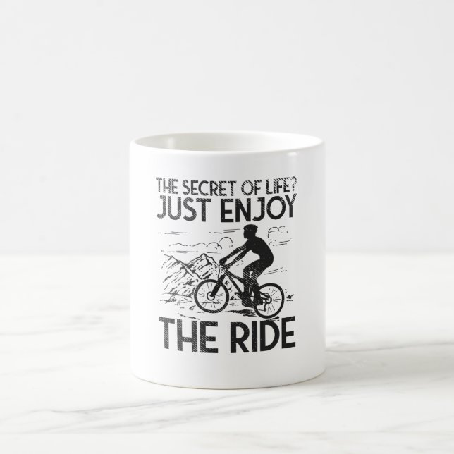 Mountain Biking Mountain Biker Coffee Mug (Center)